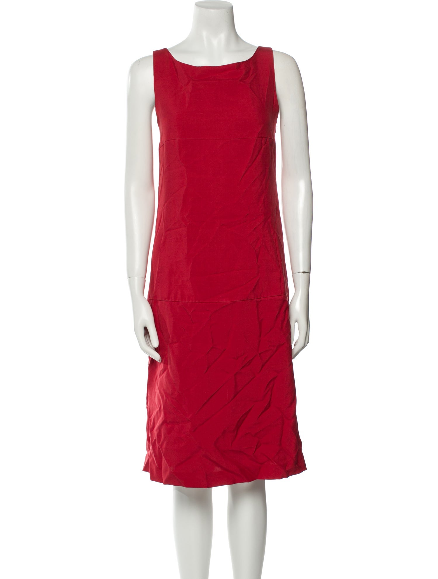 Max Mara Silk Knee-Length Dress