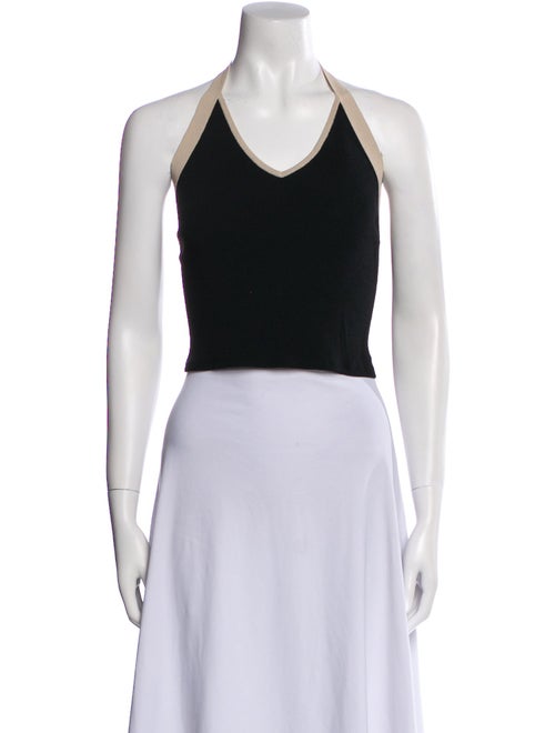 Max Mara Halterneck Sleeveless Crop Top