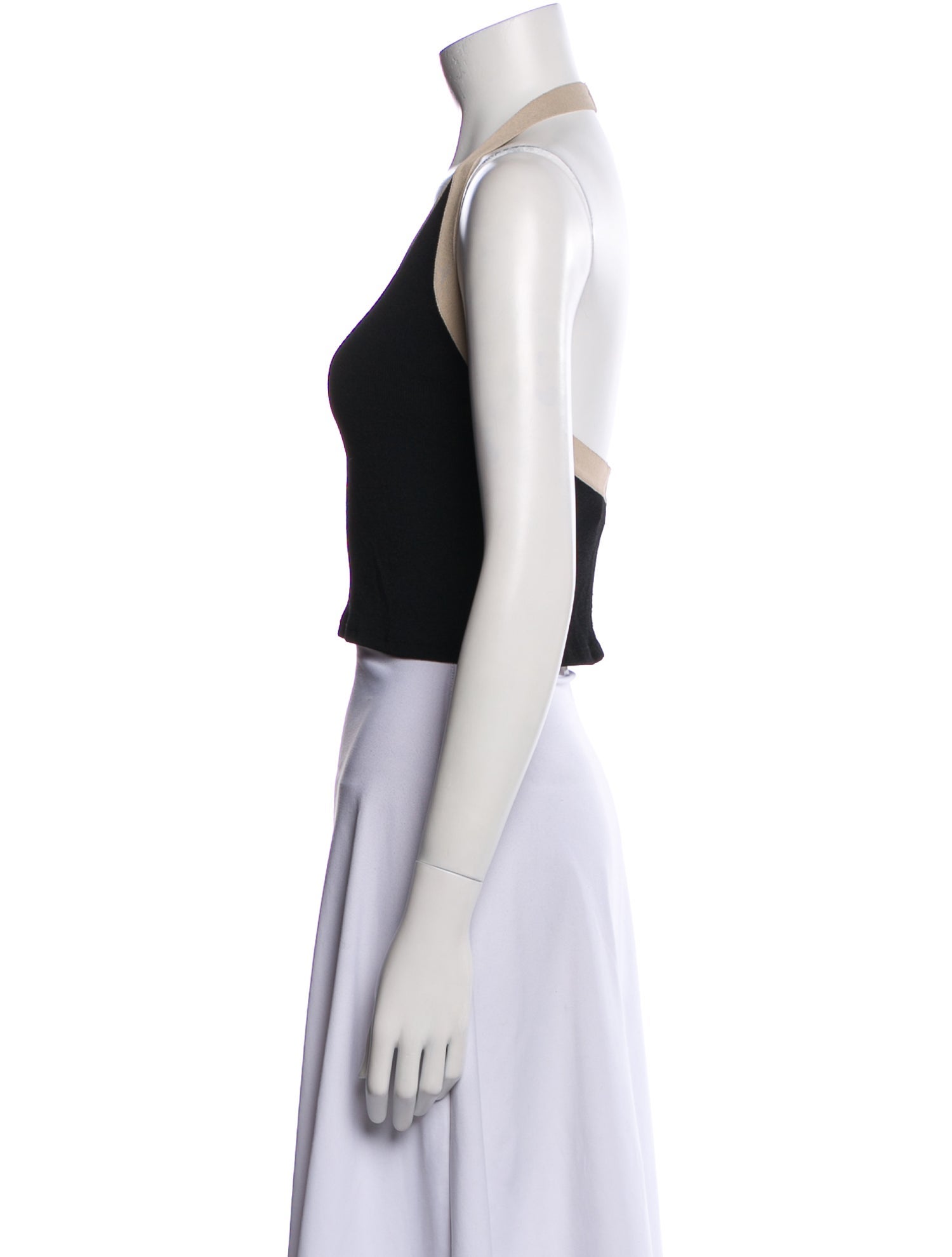 Max Mara Halterneck Sleeveless Crop Top