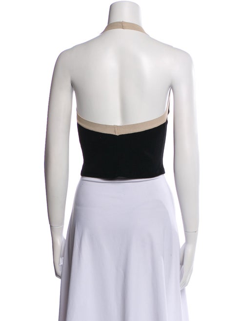 Max Mara Halterneck Sleeveless Crop Top