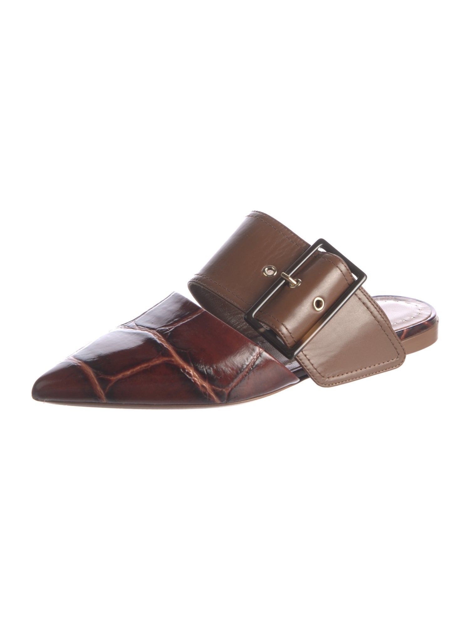 Max Mara Leather Mules