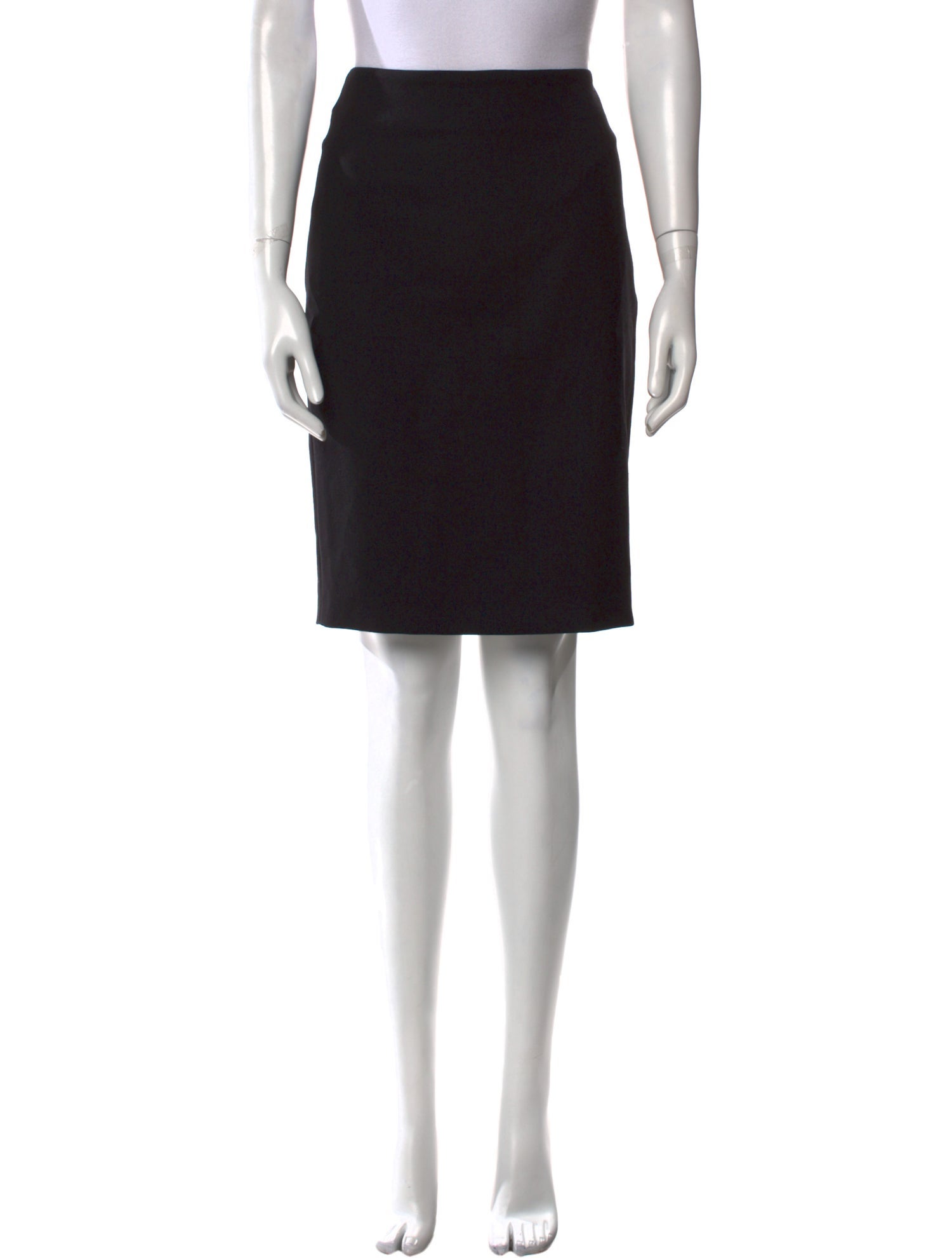 Max Mara Virgin Wool Knee-Length Skirt