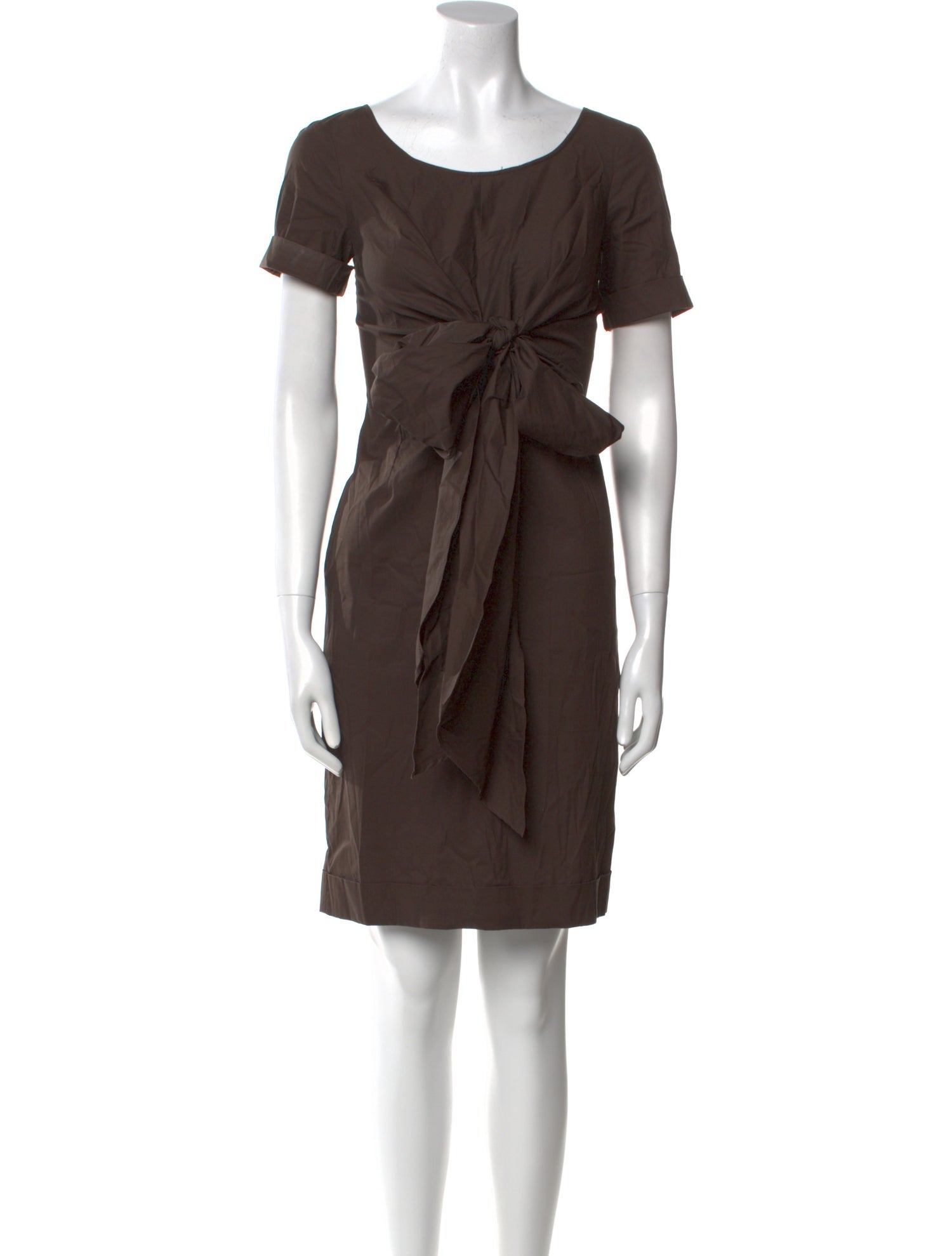 Max Mara Scoop Neck Mini Dress