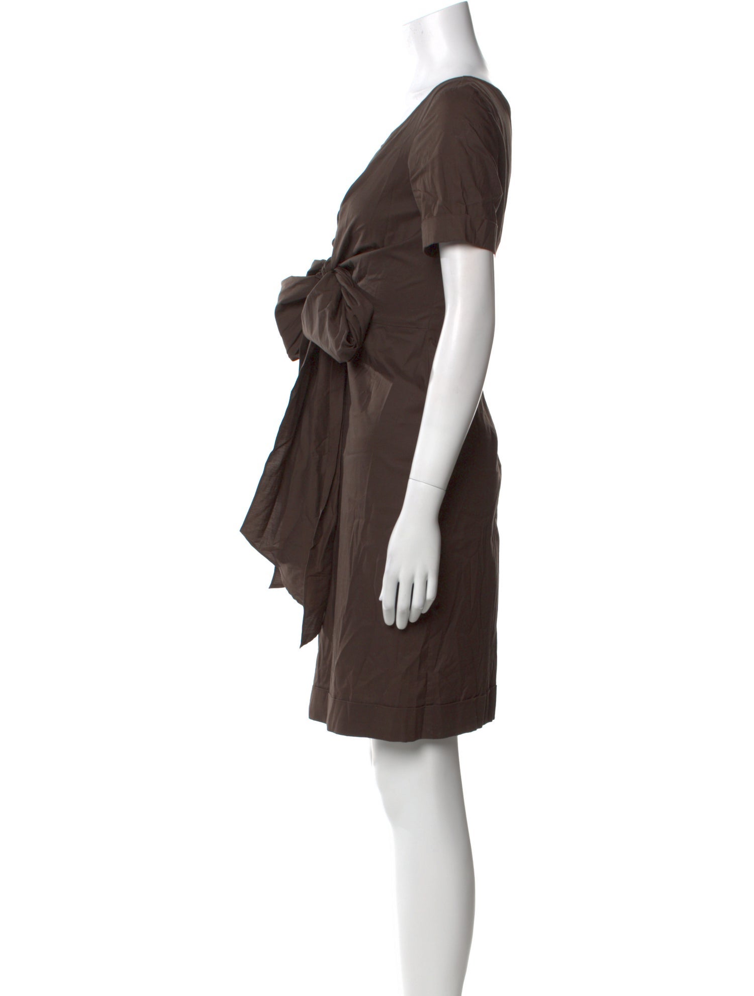 Max Mara Scoop Neck Mini Dress