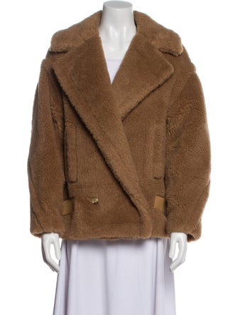 Max Mara Camel Hair Fur Jacket