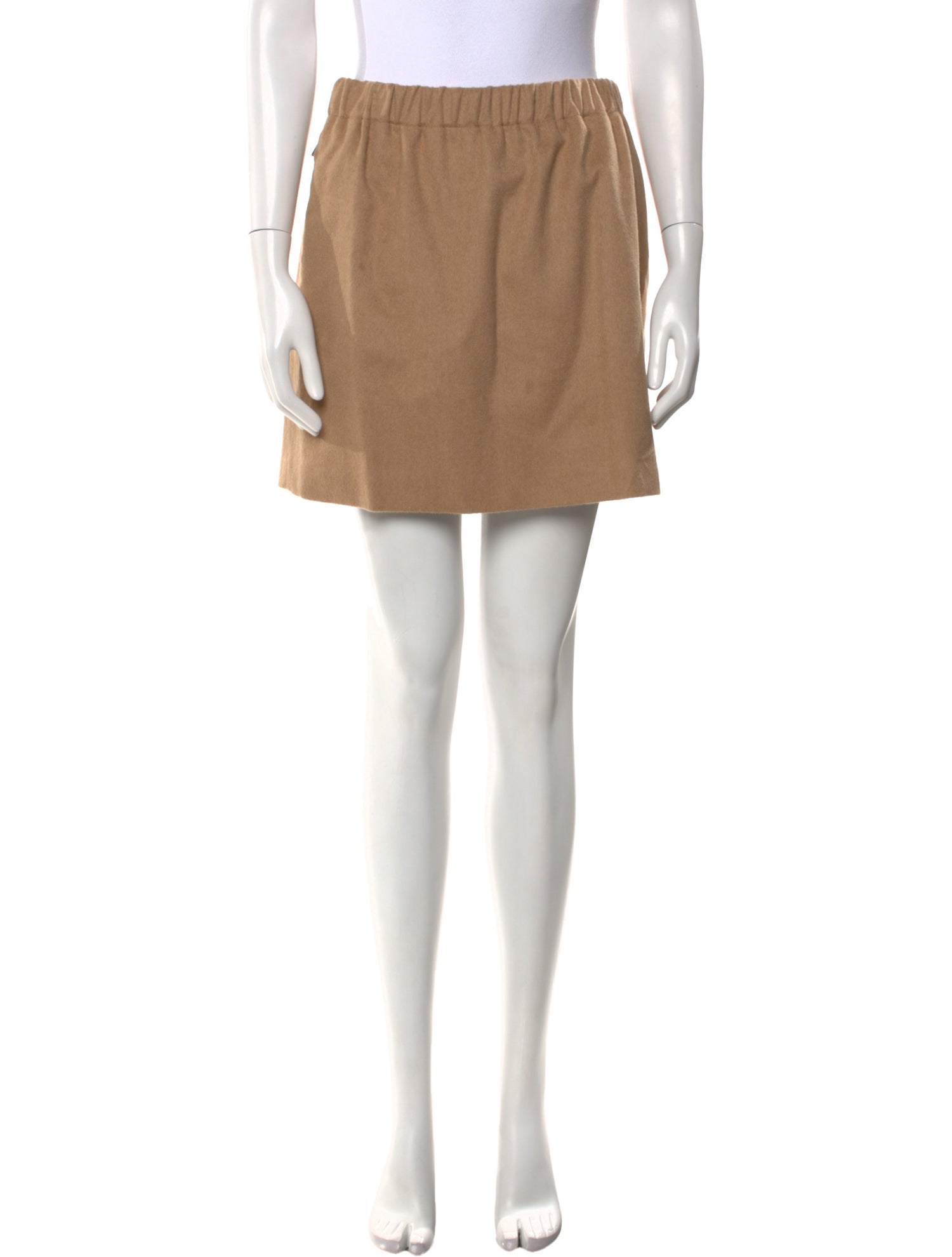 Max Mara Camel Hair Mini Skirt
