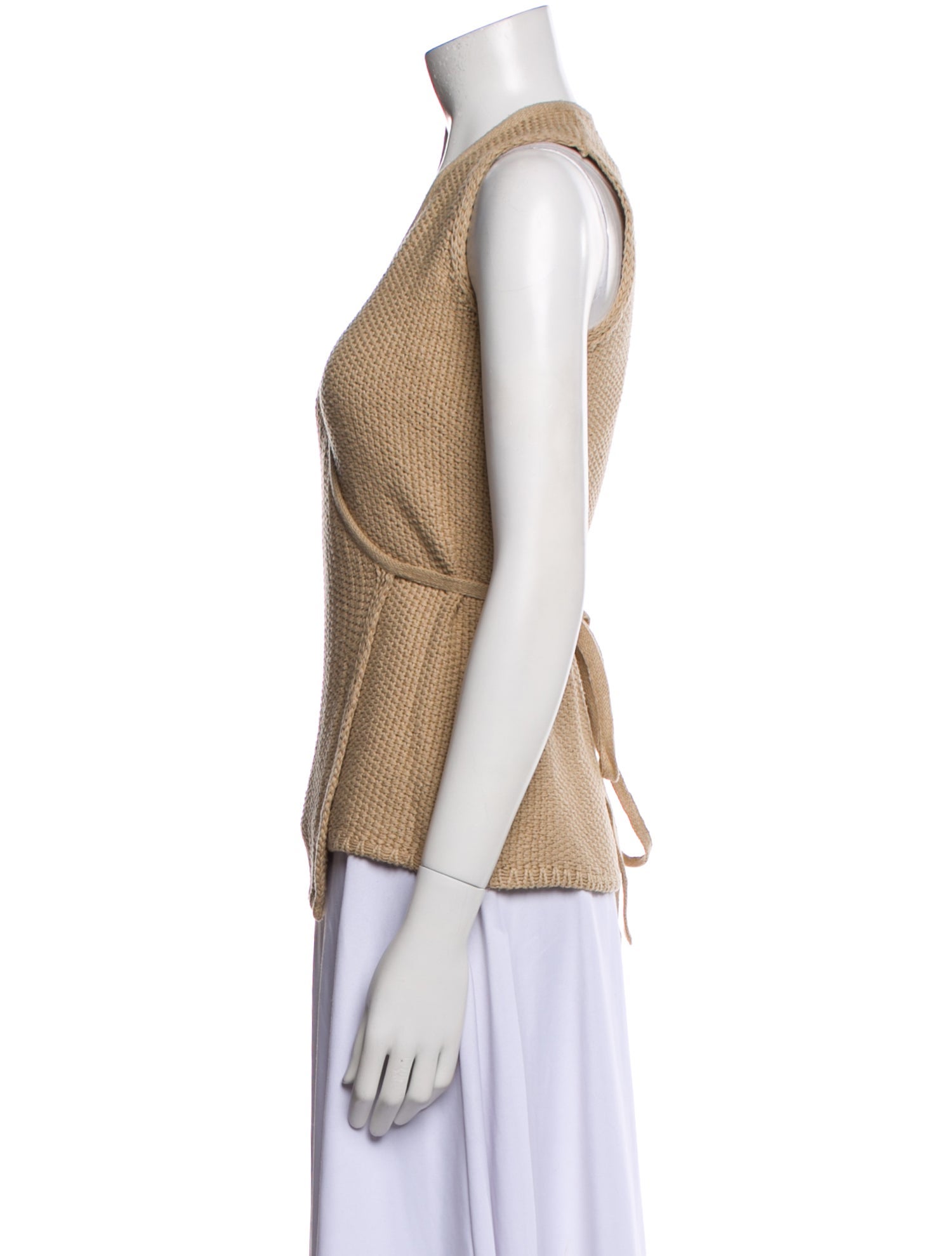 Max Mara Silk V-Neck Sweater