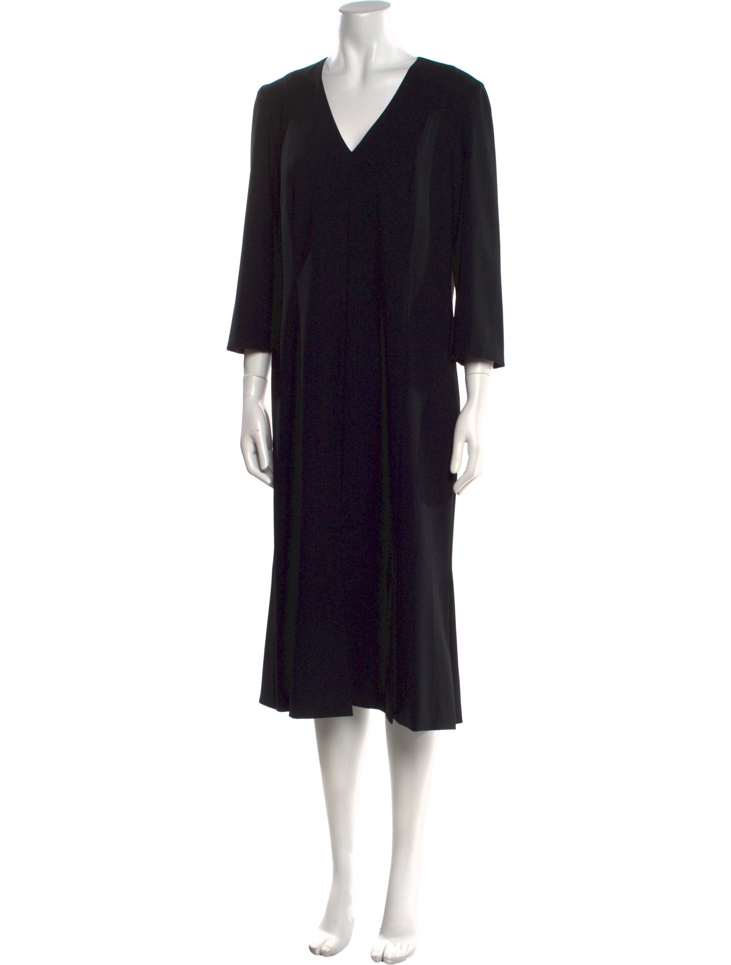 Max Mara V-Neck Midi Length Dress