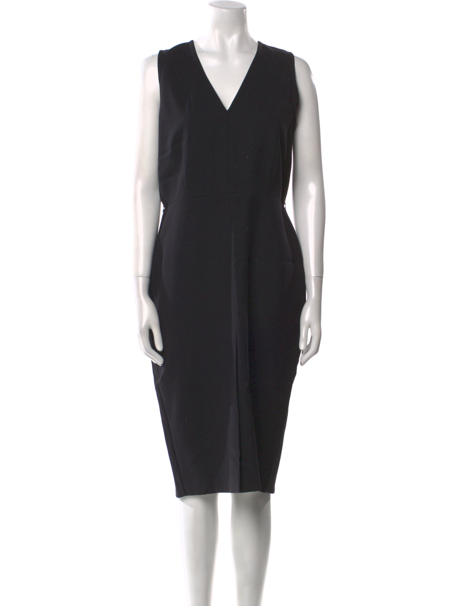 Max Mara Virgin Wool Midi Length Dress