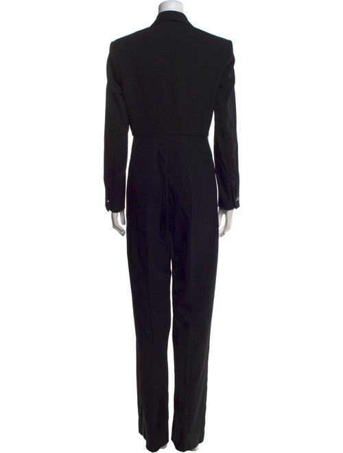 Max Mara Virgin Wool V-Neck Jumpsuit