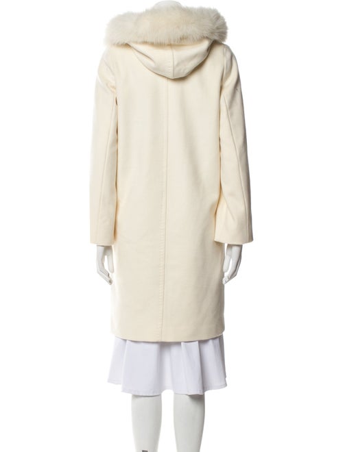 Max Mara Virgin Wool Faux Fur Coat