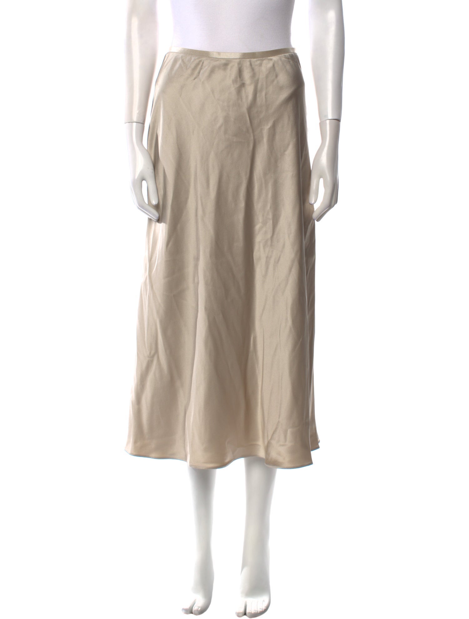 Max Mara Silk Midi Length Skirt