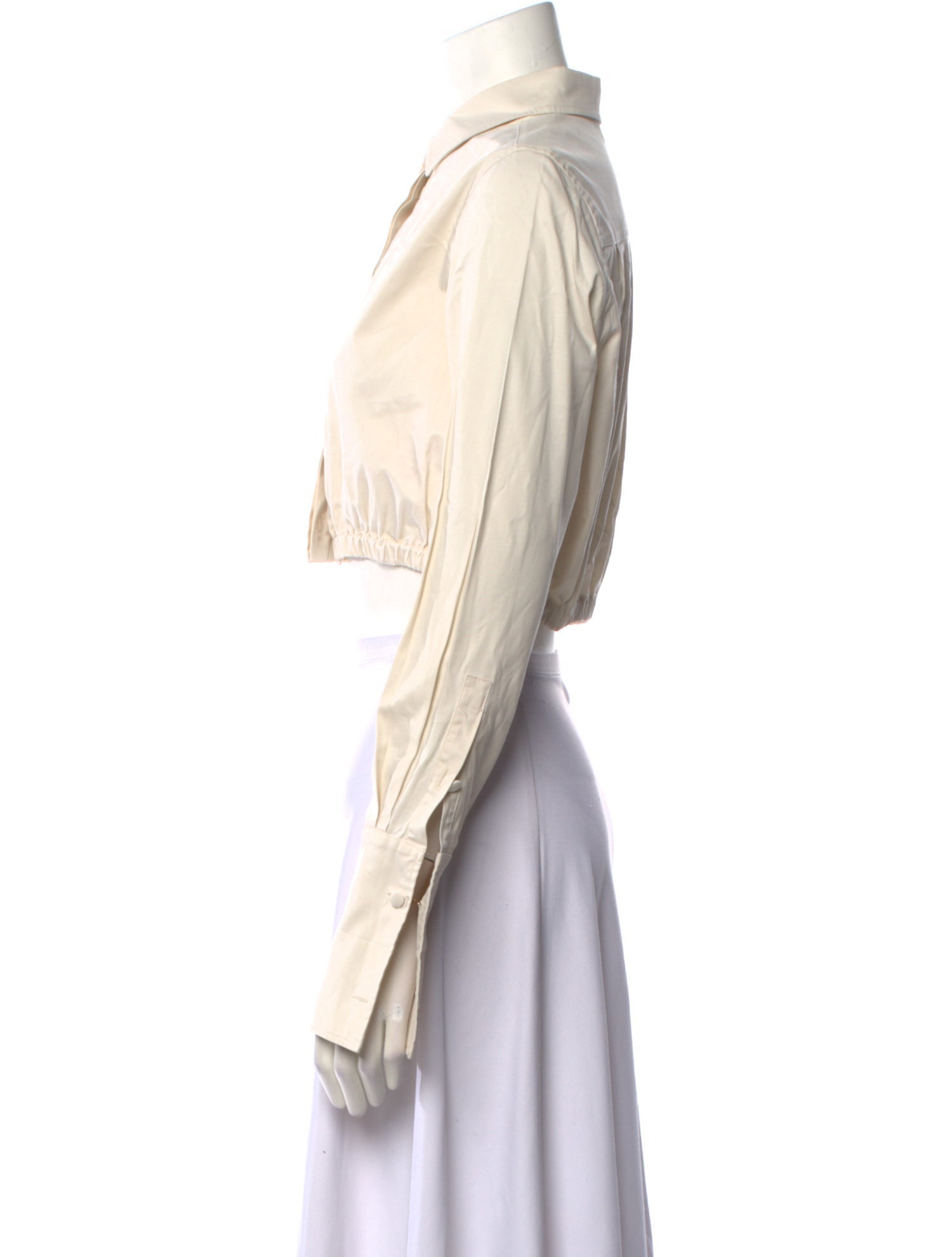 Max Mara Long Sleeve Crop Top