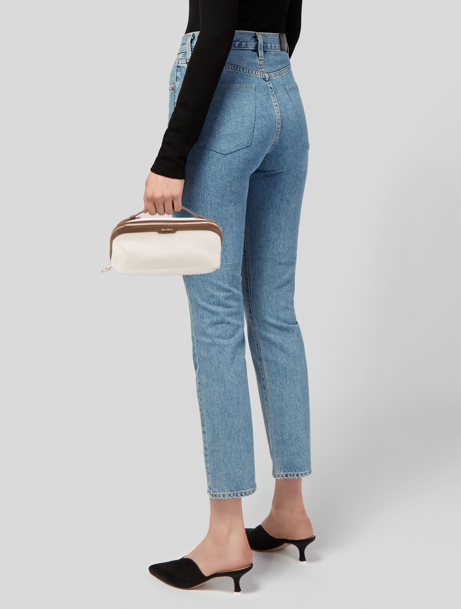 Max Mara Canvas Evening Bag