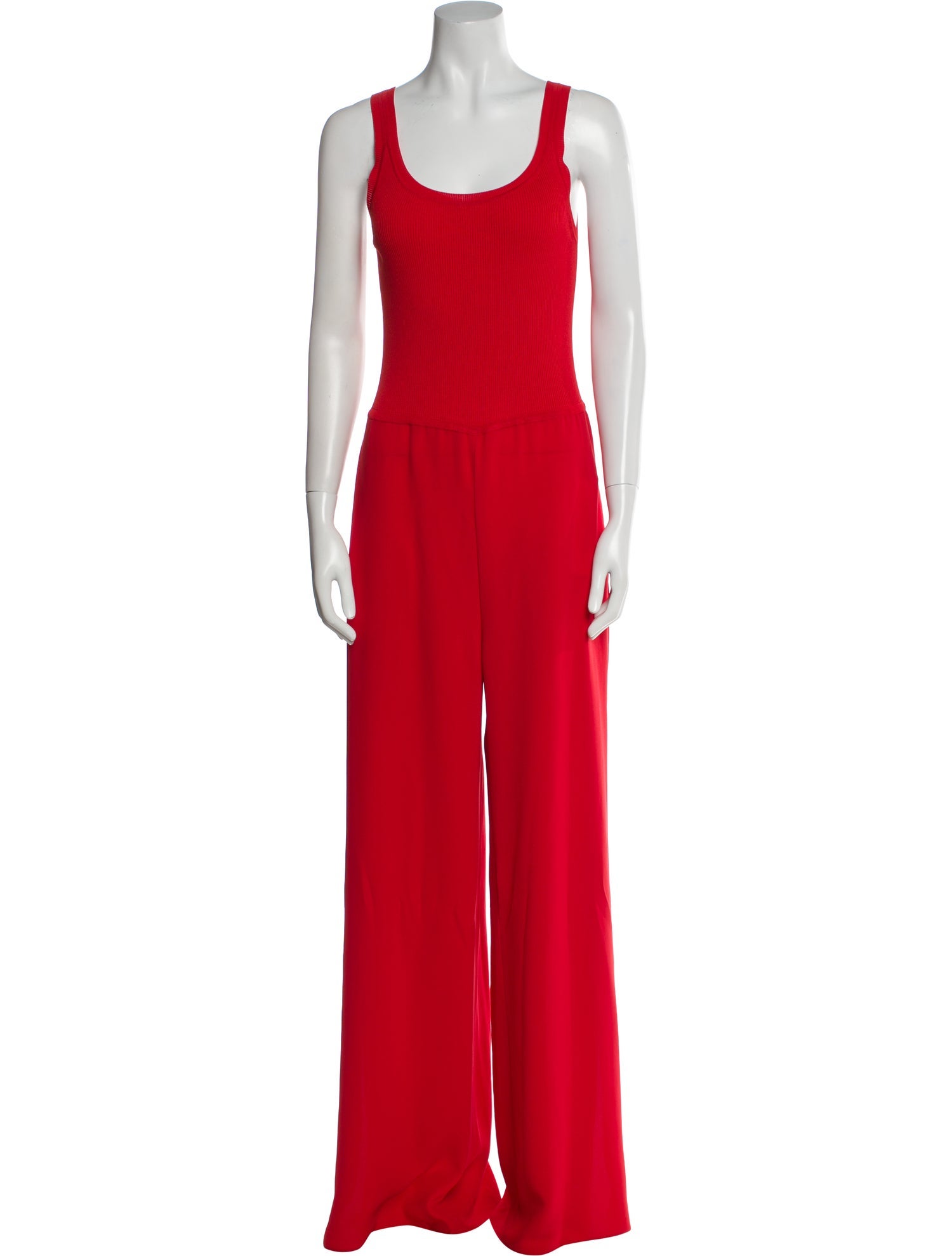 Max Mara Silk Scoop Neck Jumpsuit