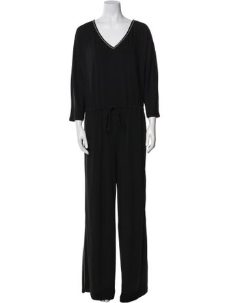 Max Mara V-Neck Jumpsuit