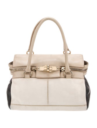 Max Mara Leather Top Handle Bag