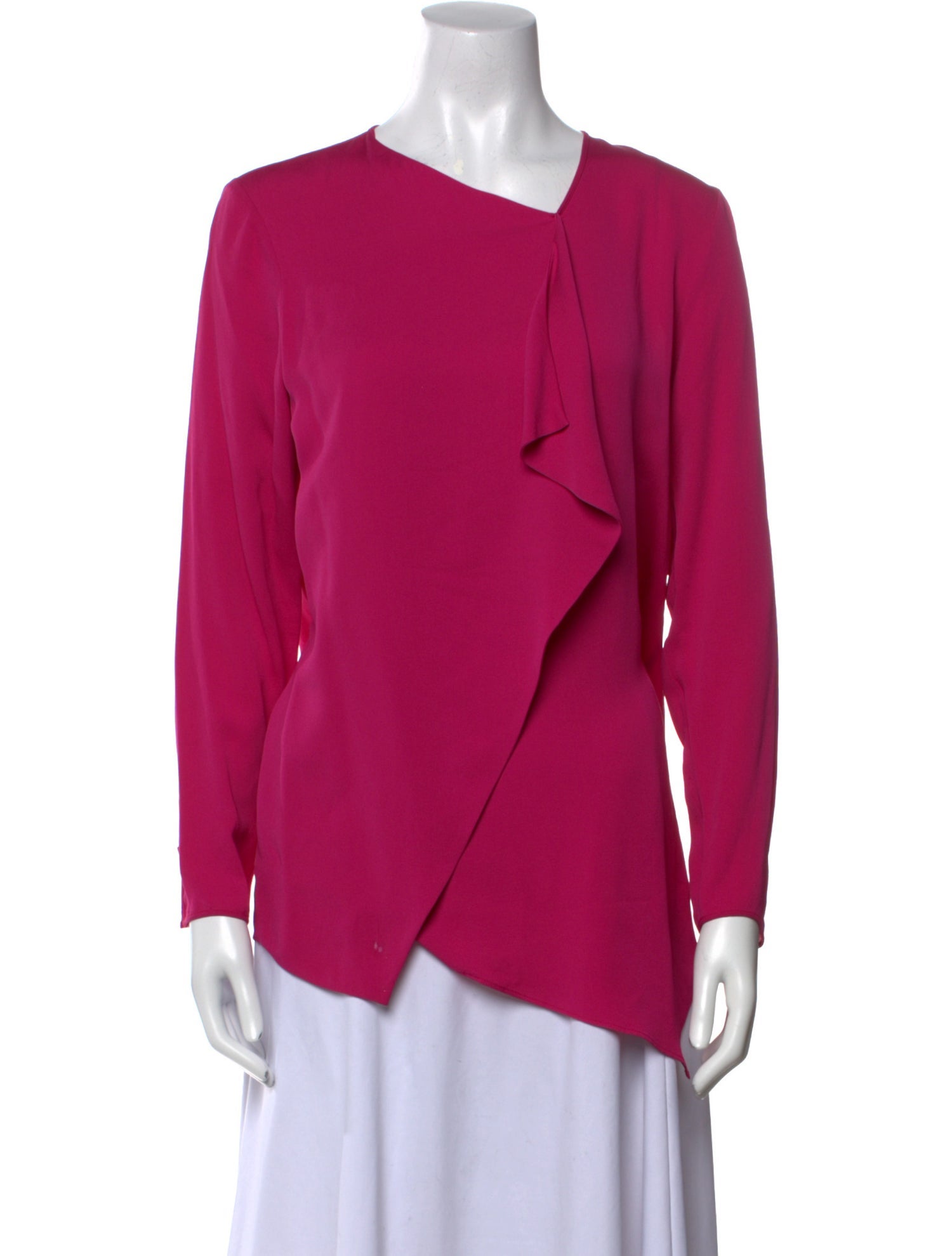 Max Mara Cowl Neck Long Sleeve Blouse
