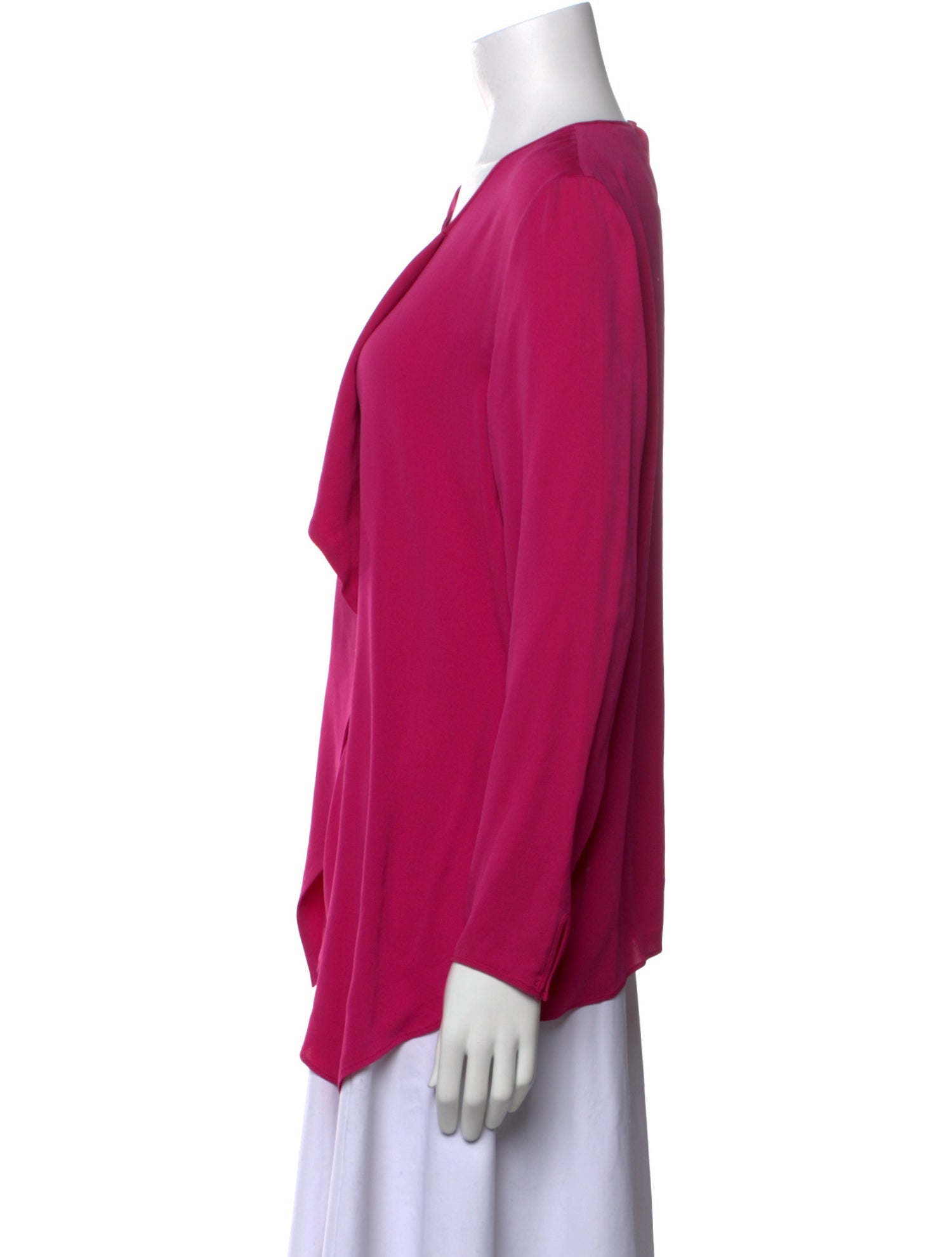 Max Mara Cowl Neck Long Sleeve Blouse