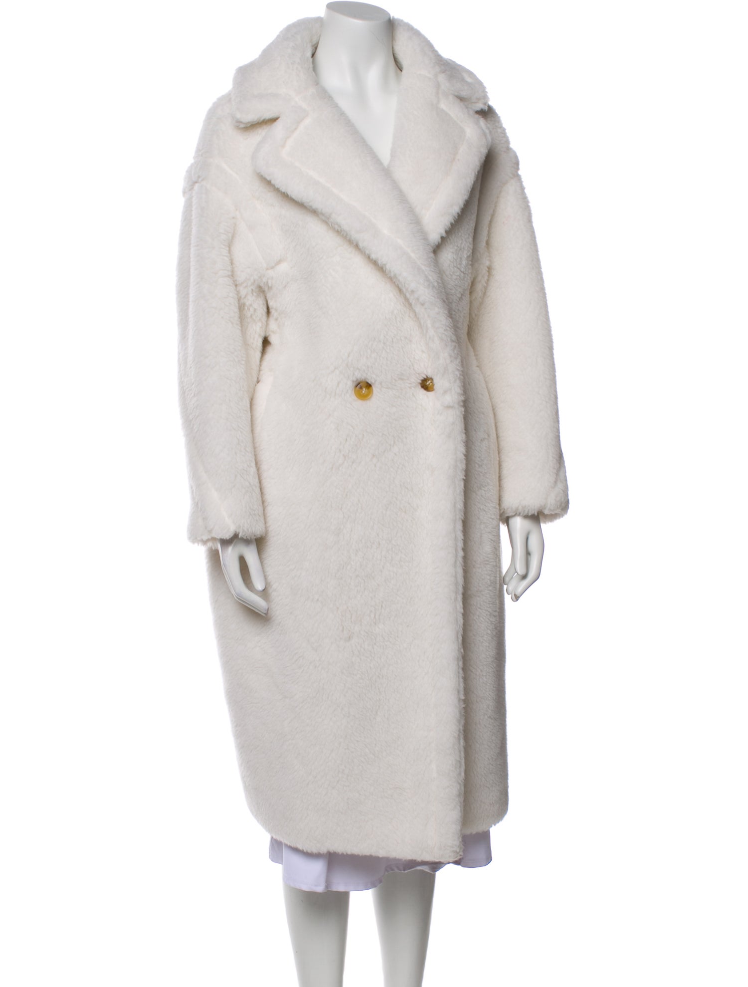 Max Mara Alpaca Faux Fur Coat