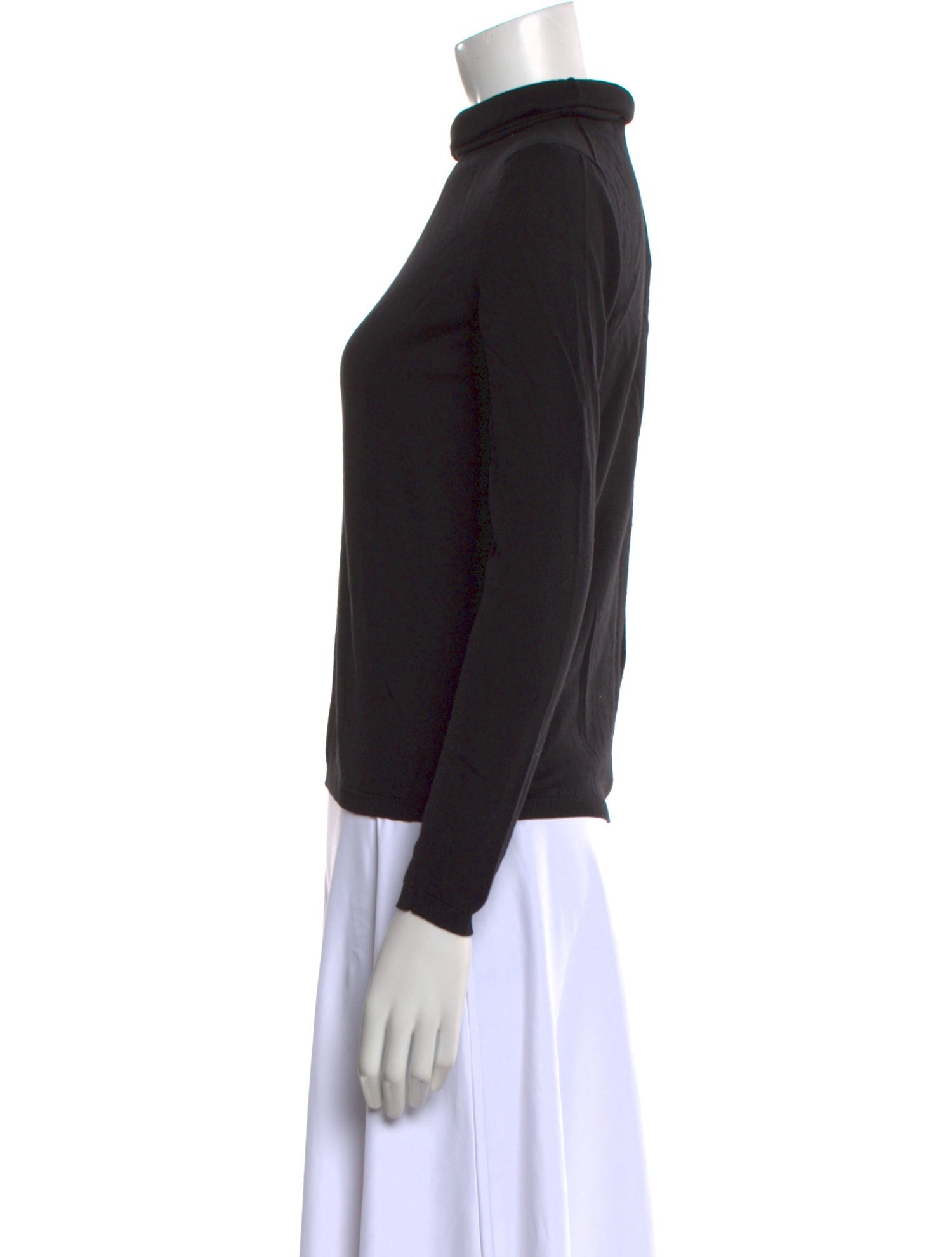 Max Mara Virgin Wool Turtleneck Top