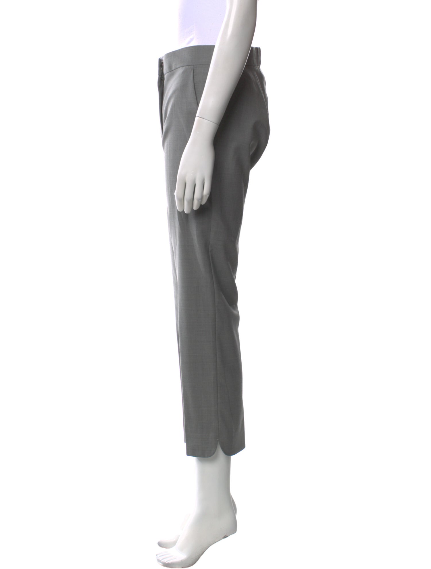 Max Mara Virgin Wool Skinny Leg Pants