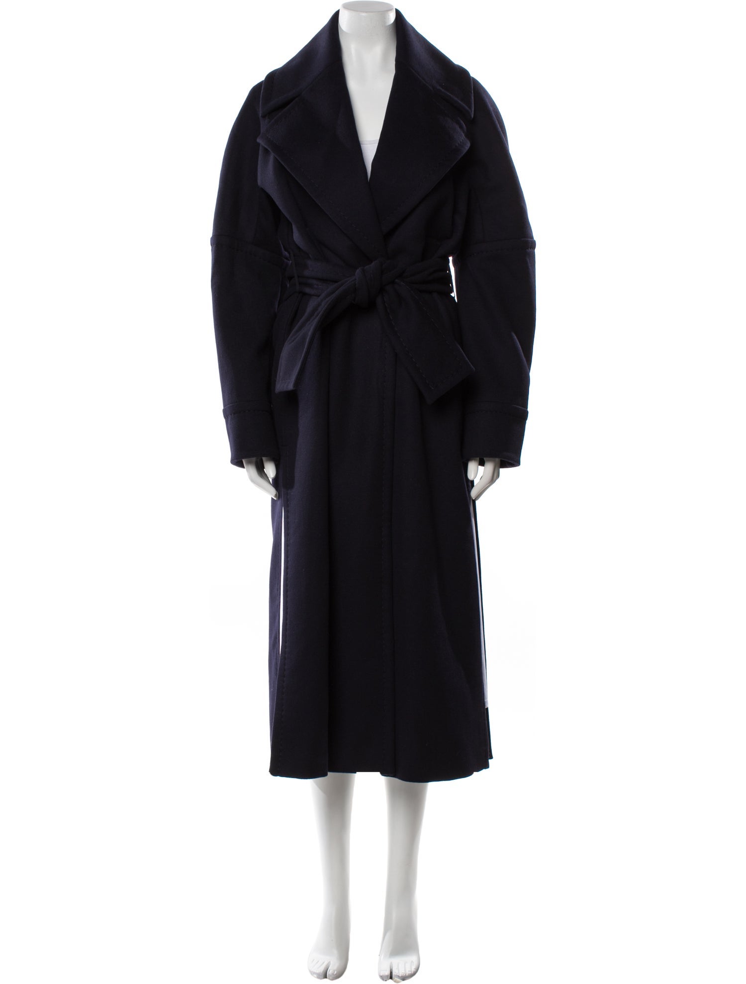 Max Mara Virgin Wool Trench Coat