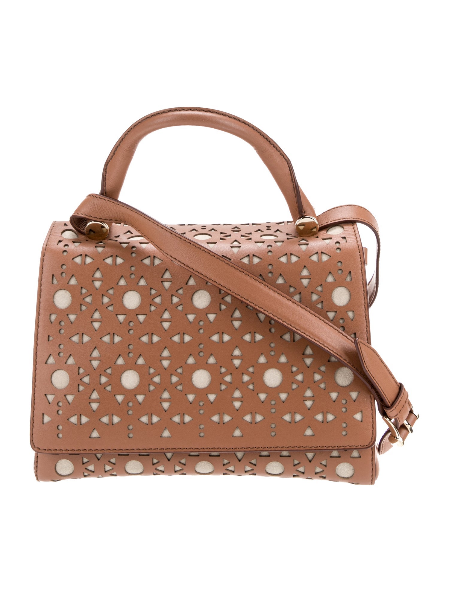 Max Mara Leather Top Handle Bag