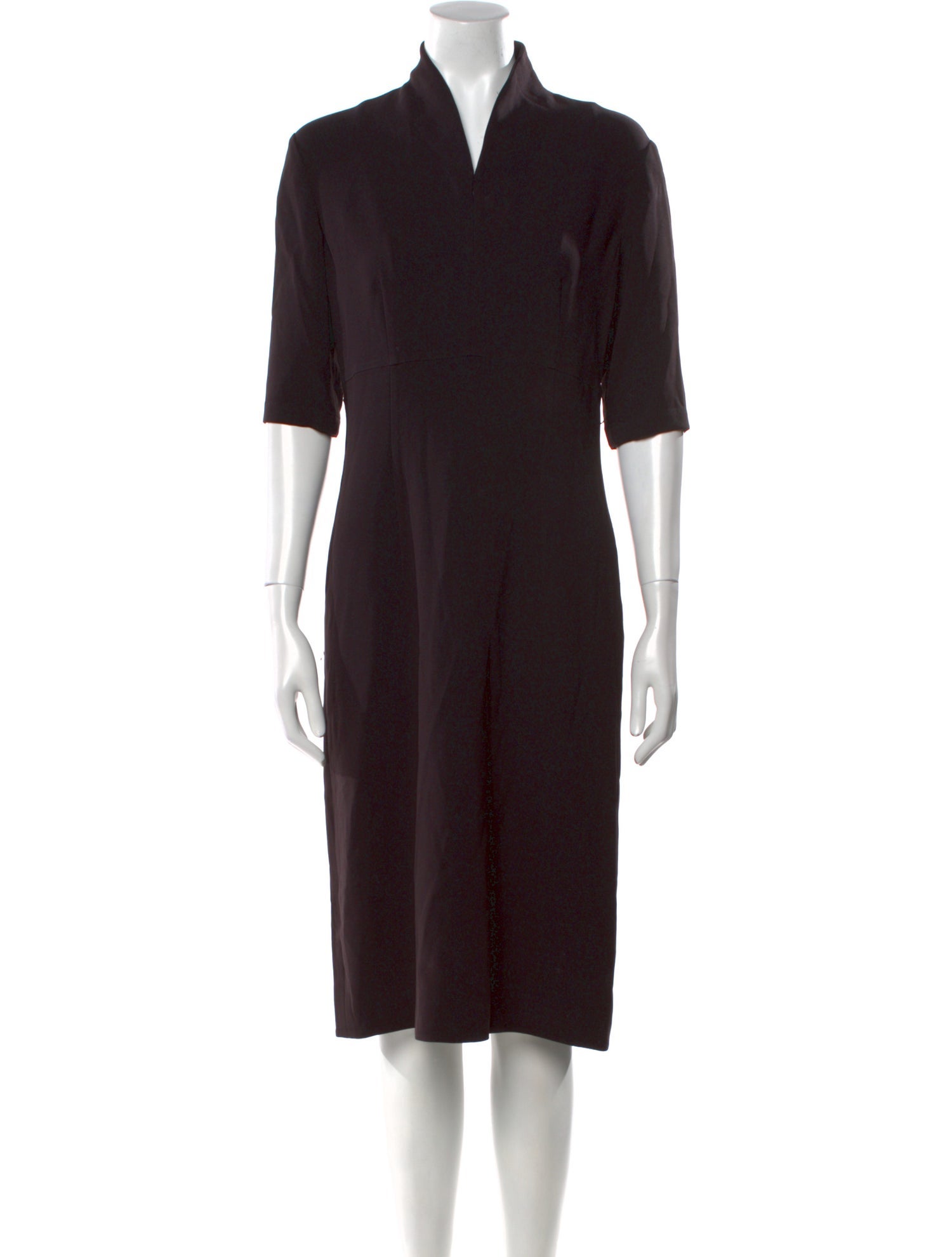 Max Mara V-Neck Midi Length Dress