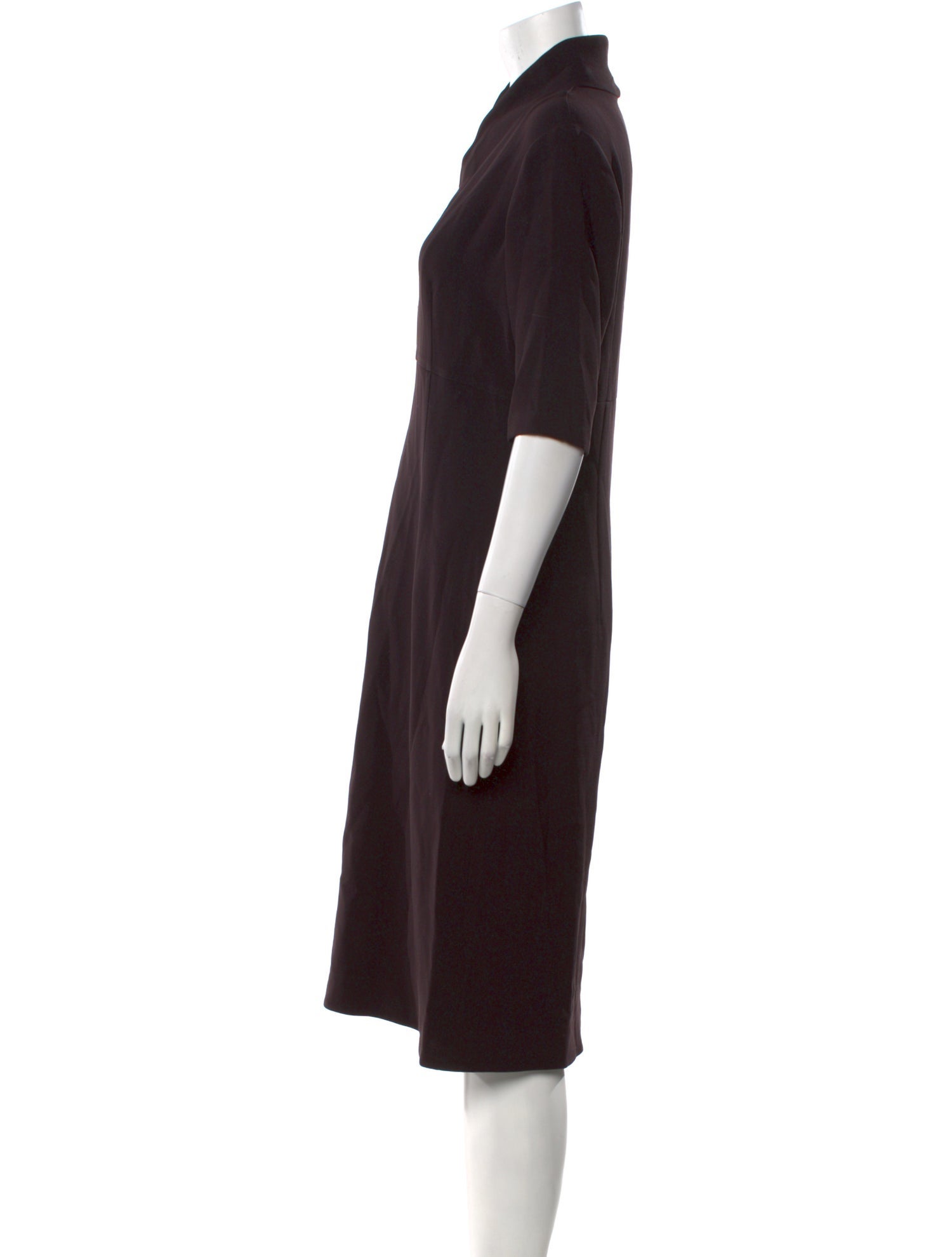 Max Mara V-Neck Midi Length Dress
