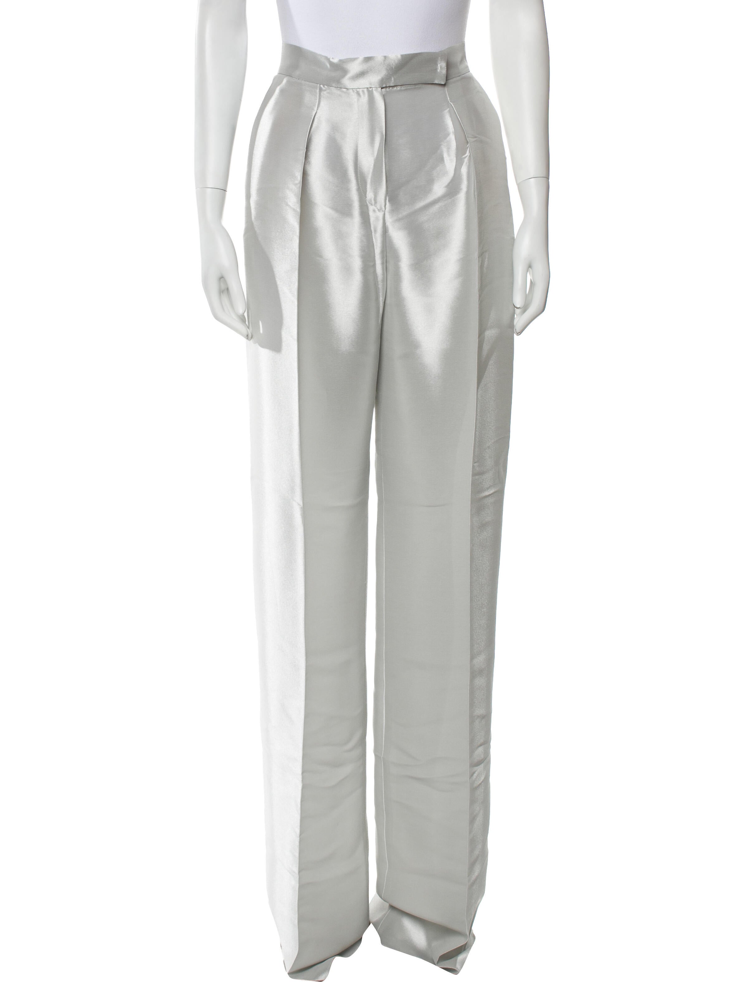 Max Mara Silk Wide Leg Pants w/ Tags