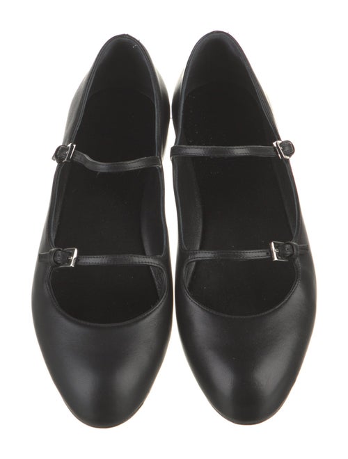 Max Mara Leather Mary Jane Flats