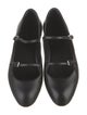 Max Mara Leather Mary Jane Flats
