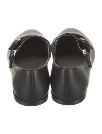 Max Mara Leather Mary Jane Flats