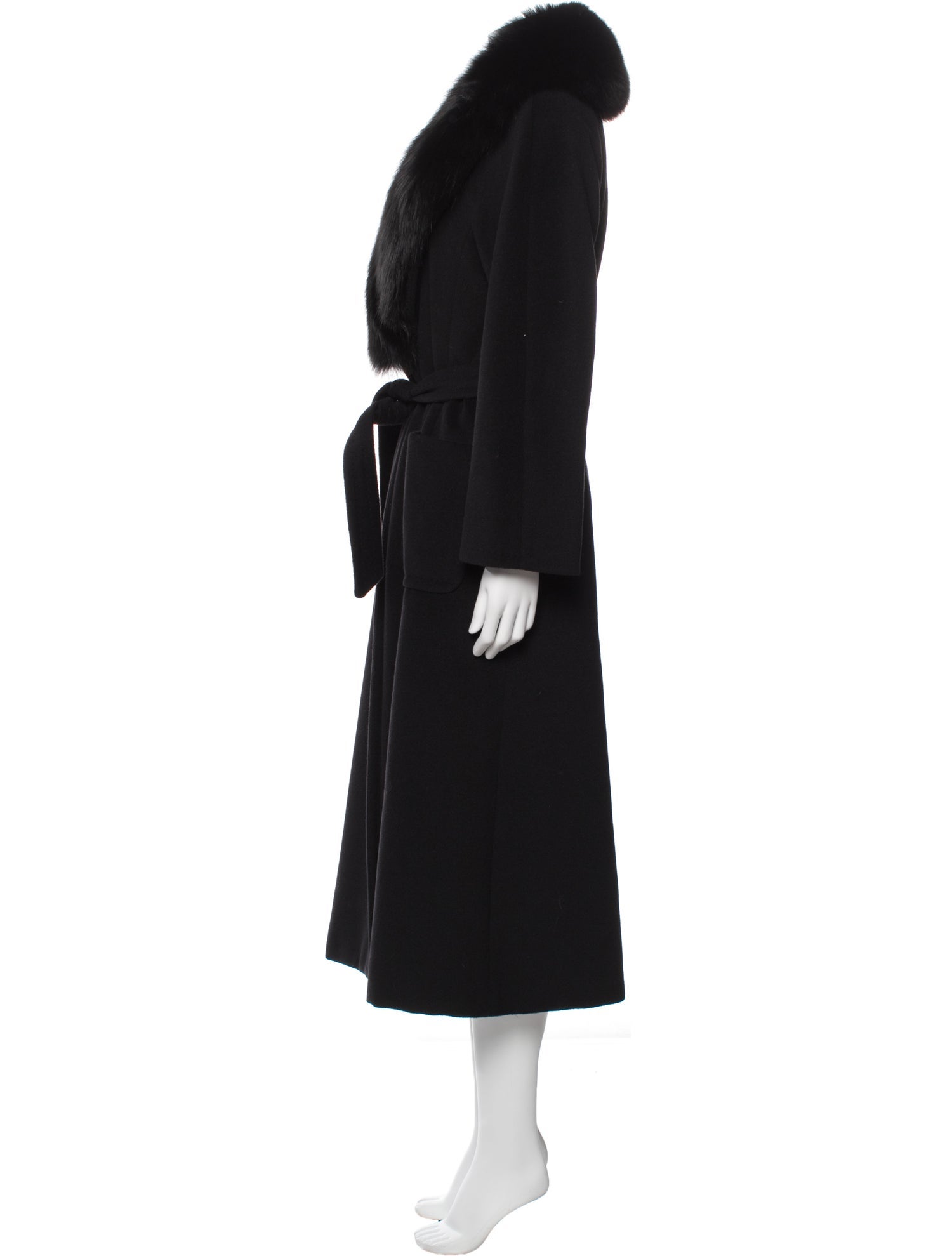 Max Mara Virgin Wool Fur Coat
