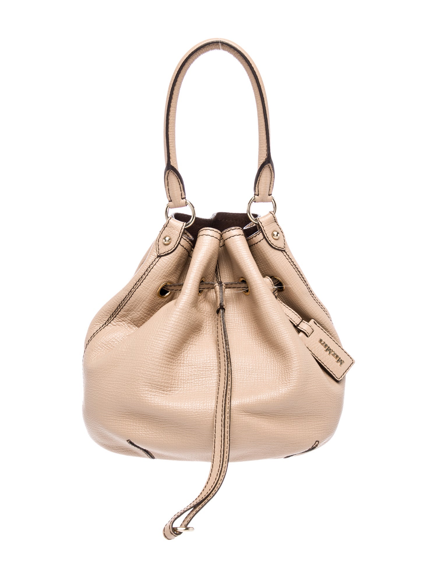 Max Mara Leather Top Handle Bag