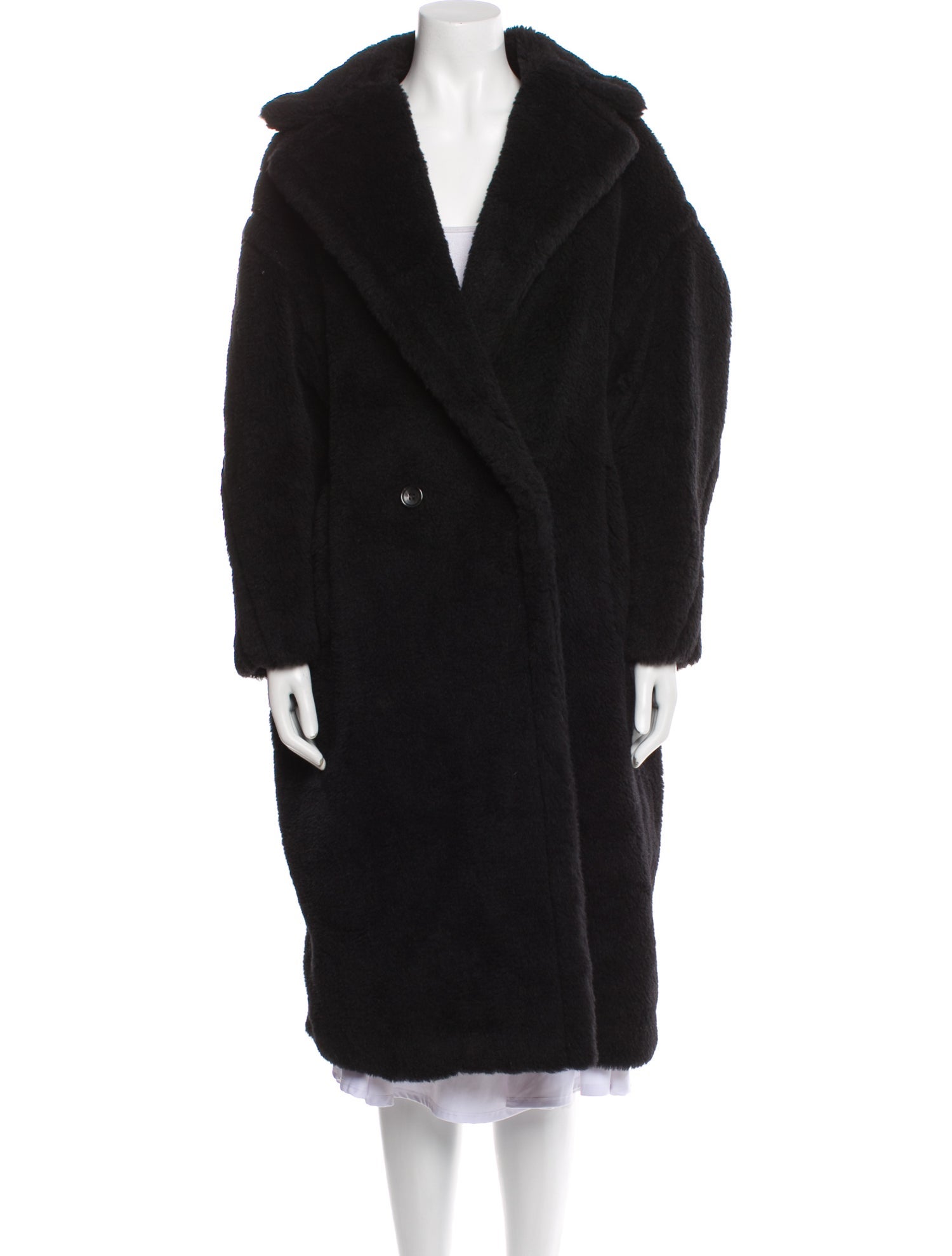 Max Mara Alpaca Faux Fur Coat