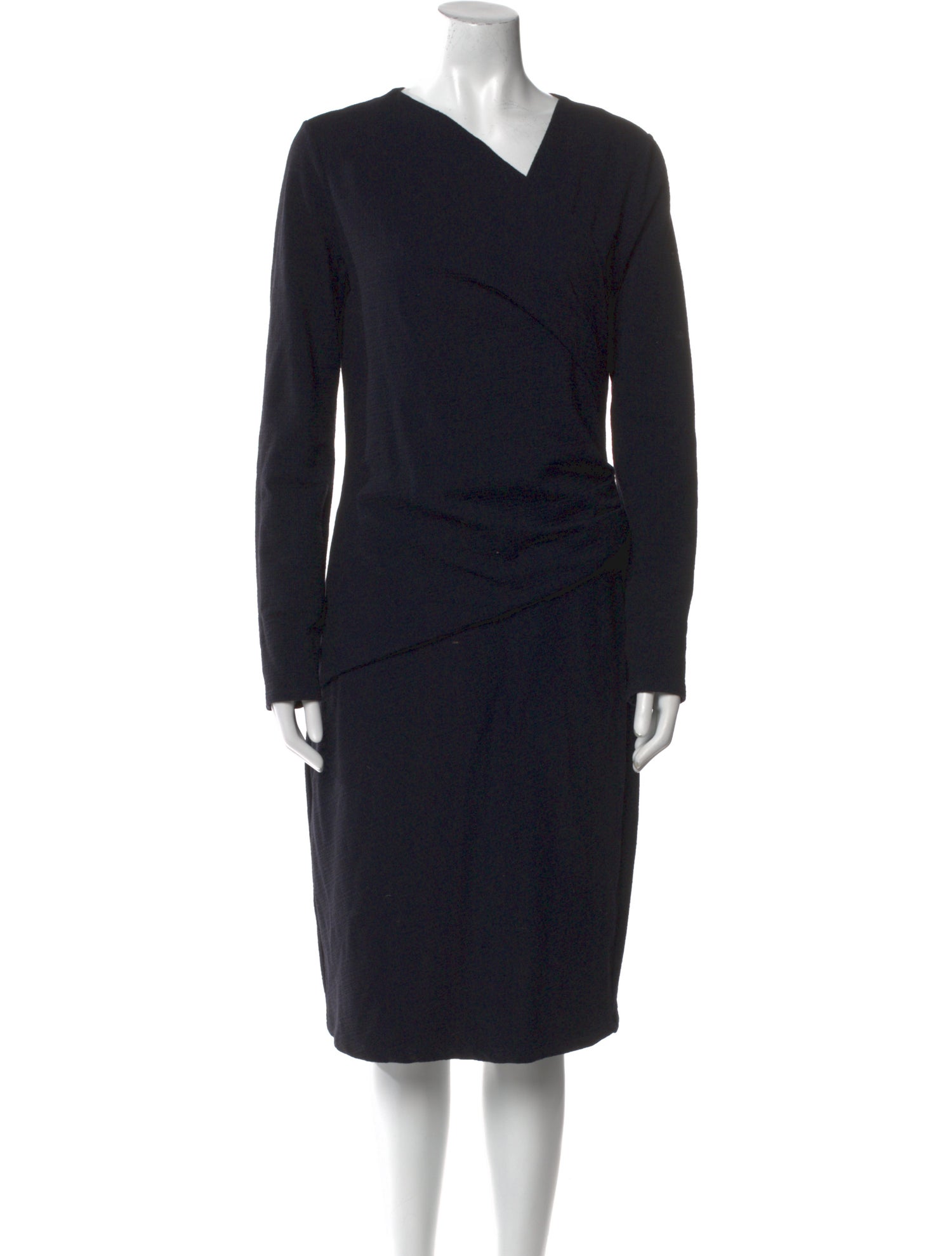 Max Mara Virgin Wool Midi Length Dress