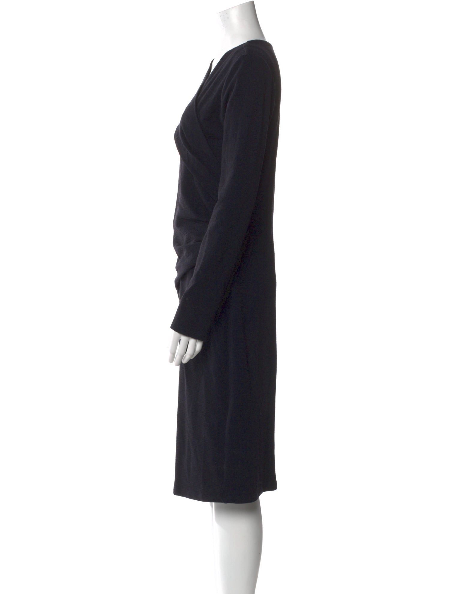 Max Mara Virgin Wool Midi Length Dress