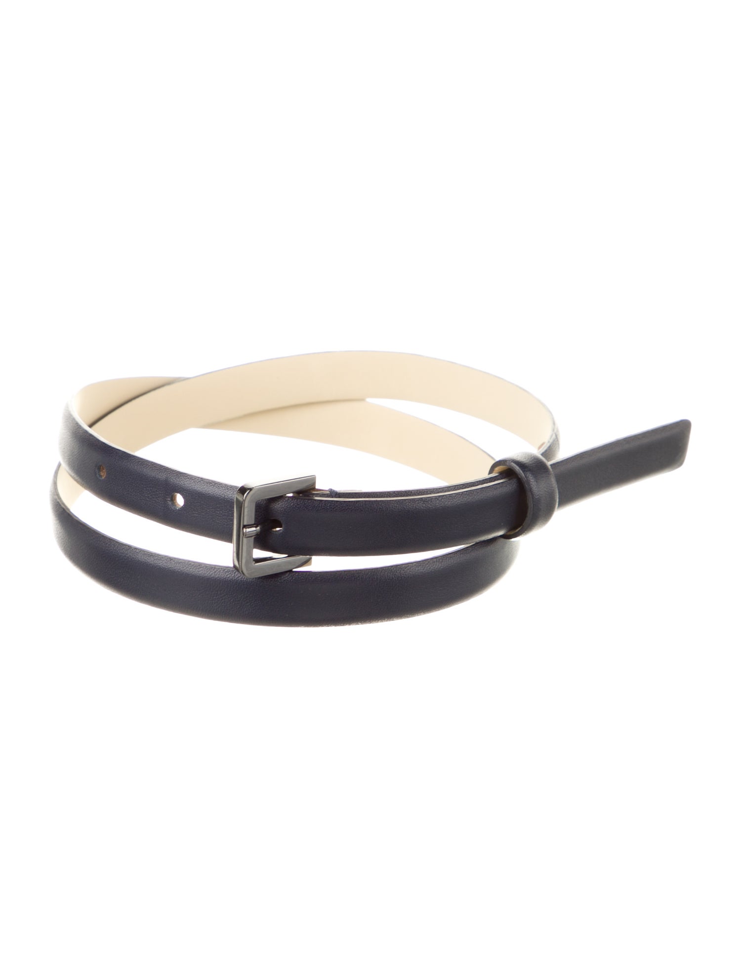 Max Mara Skinny Leather Belt
