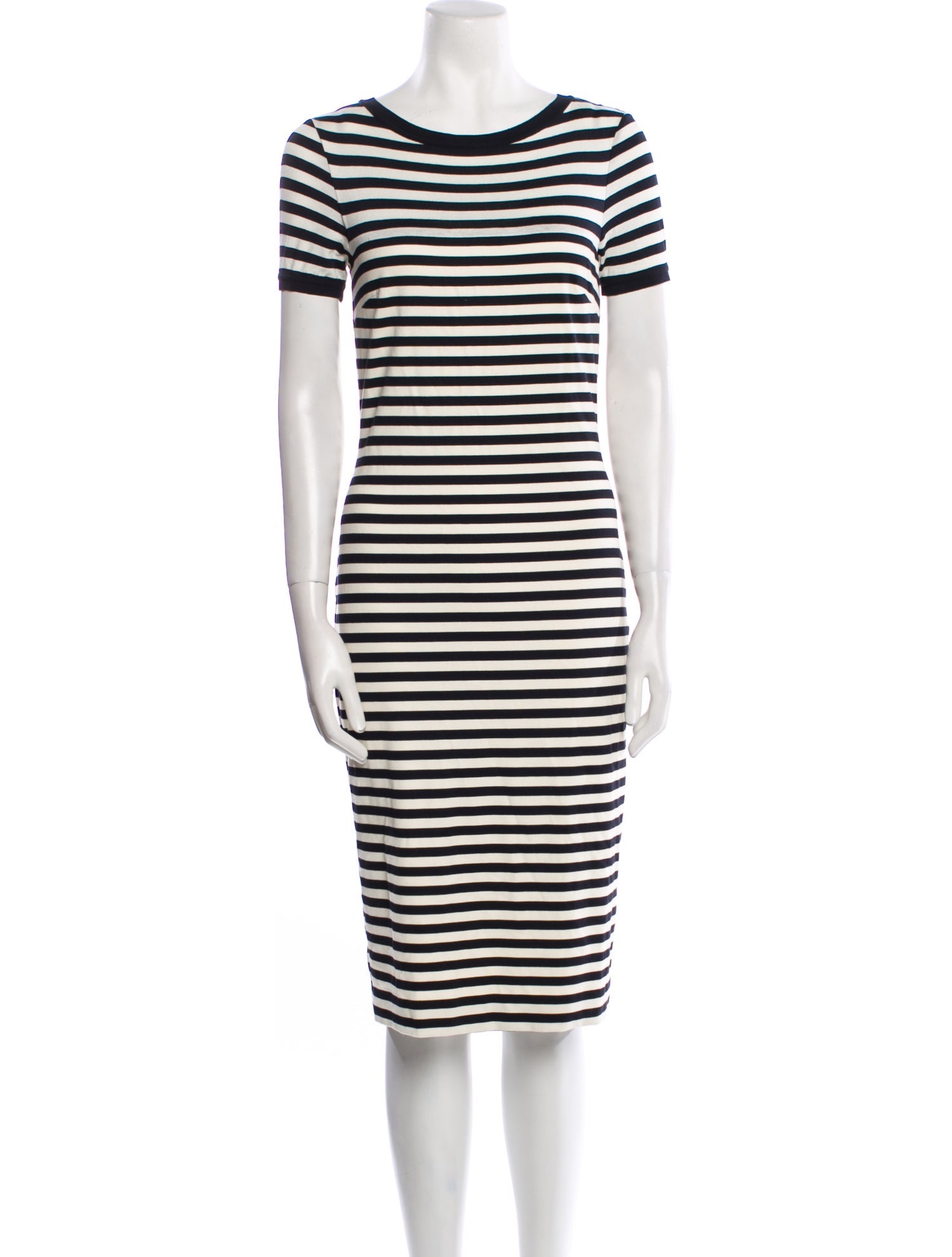 Max Mara Striped Knee-Length Dress w/ Tags