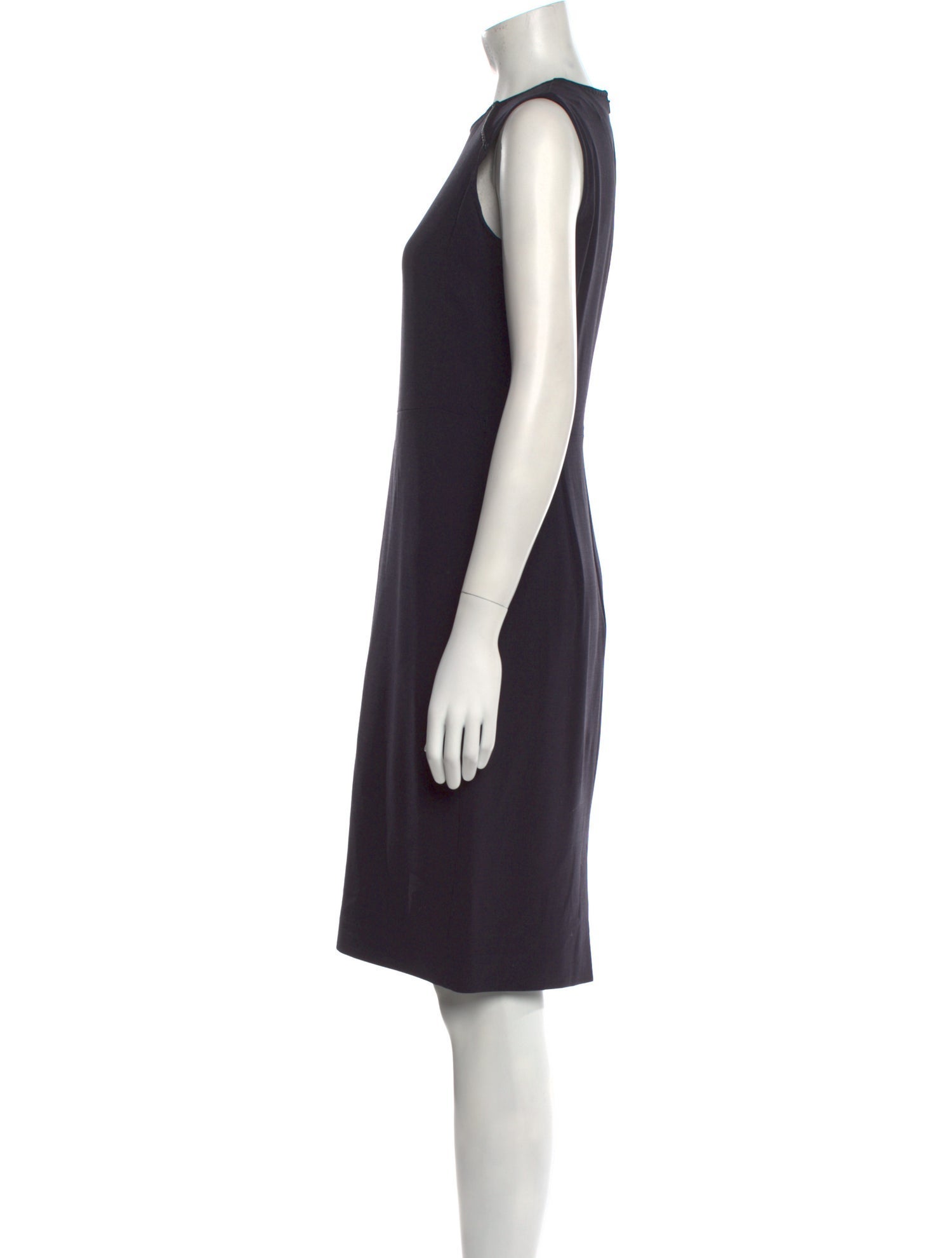 Max Mara Crew Neck Knee-Length Dress