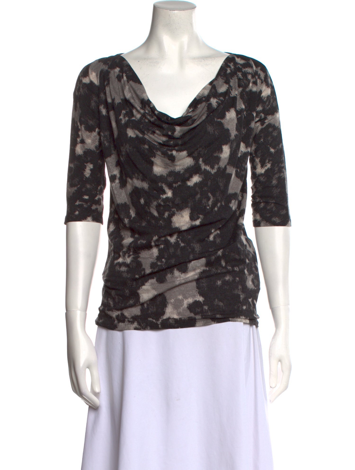 Max Mara Wool Printed T-Shirt