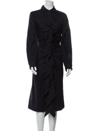 Max Mara Wool Long Dress