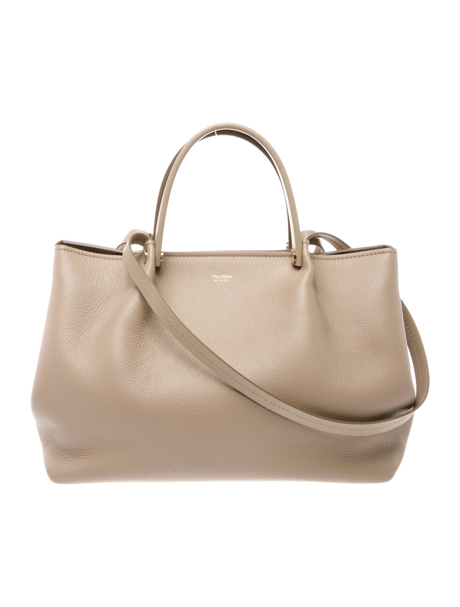 Max Mara Leather Top Handle Bag