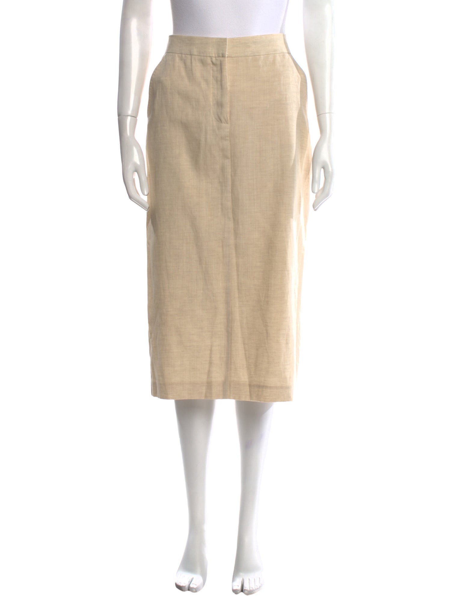 Max Mara Linen Midi Length Skirt