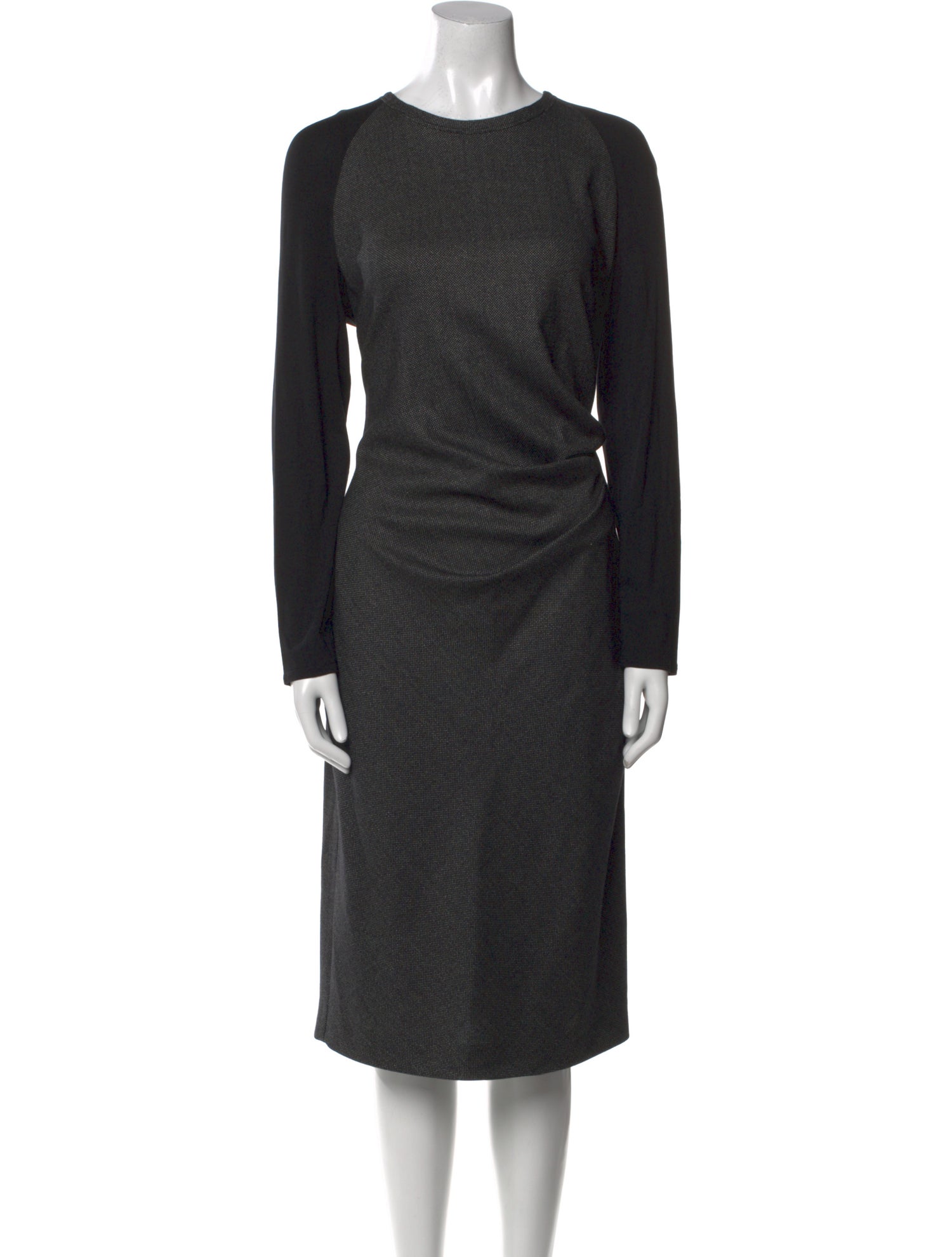 Max Mara Virgin Wool Midi Length Dress