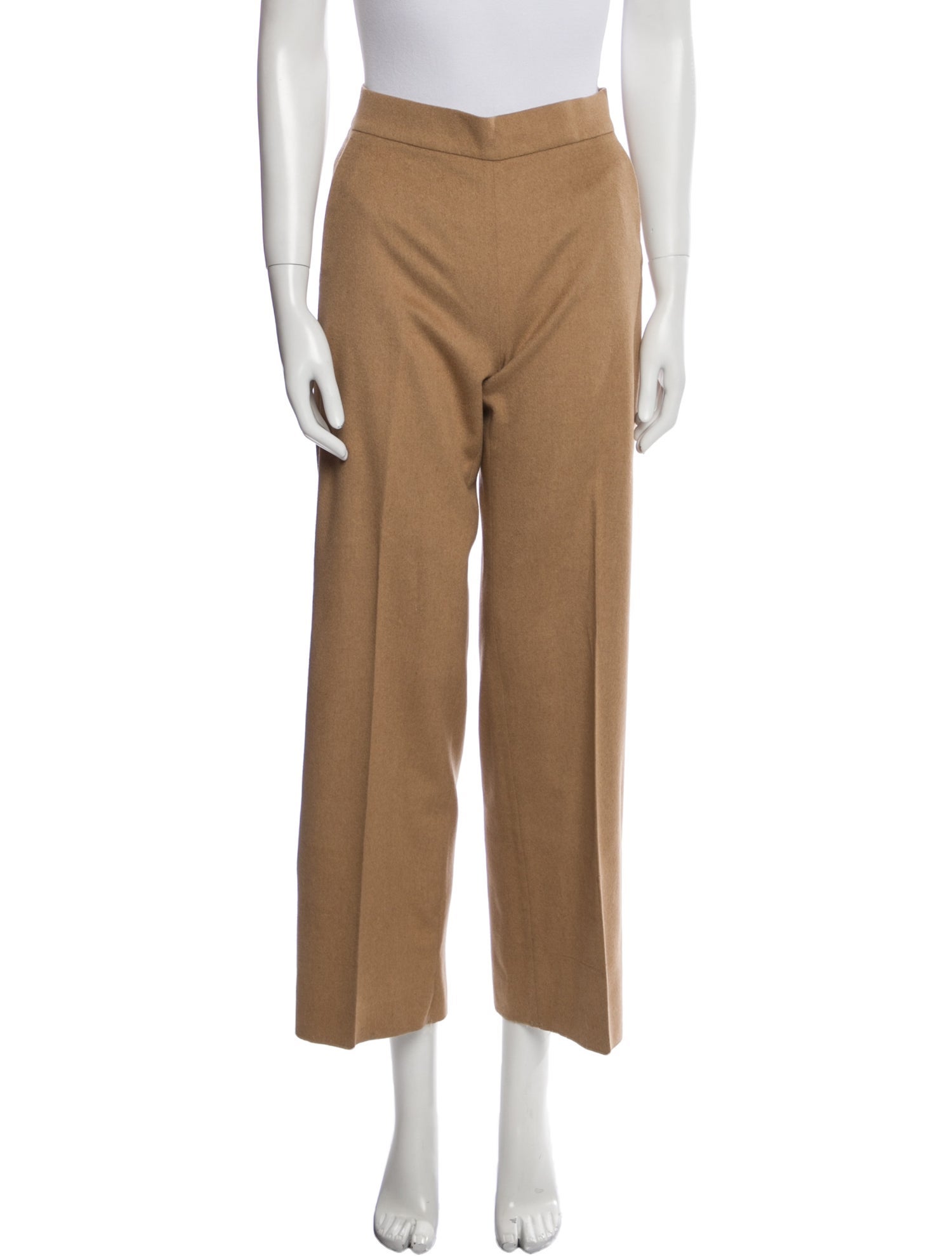 Max Mara Camel Hair Wide Leg Pants