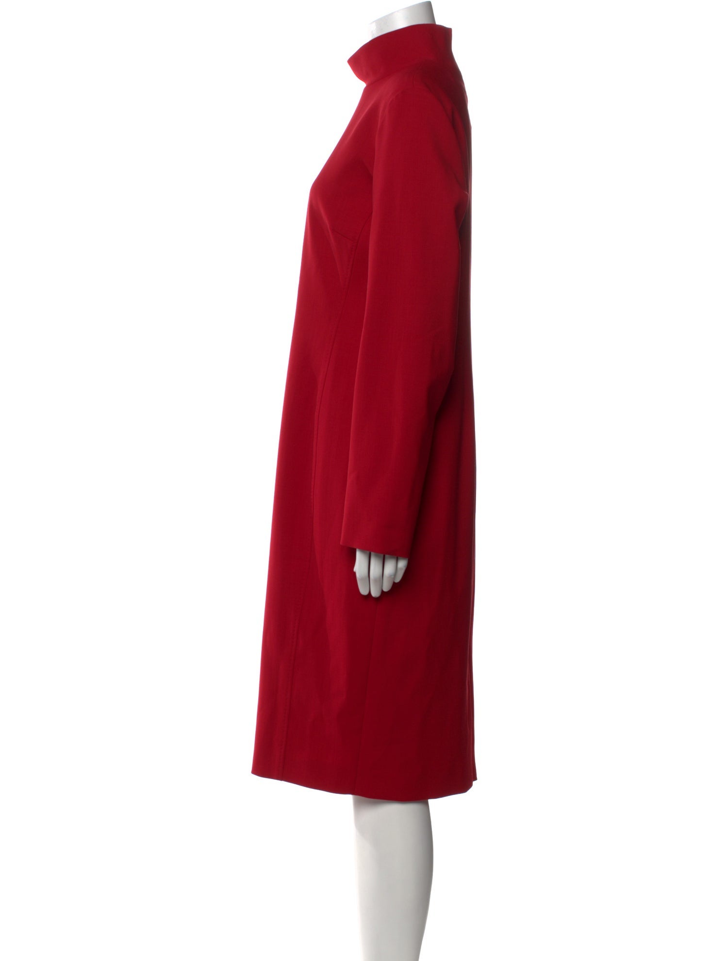 Max Mara Virgin Wool Midi Length Dress