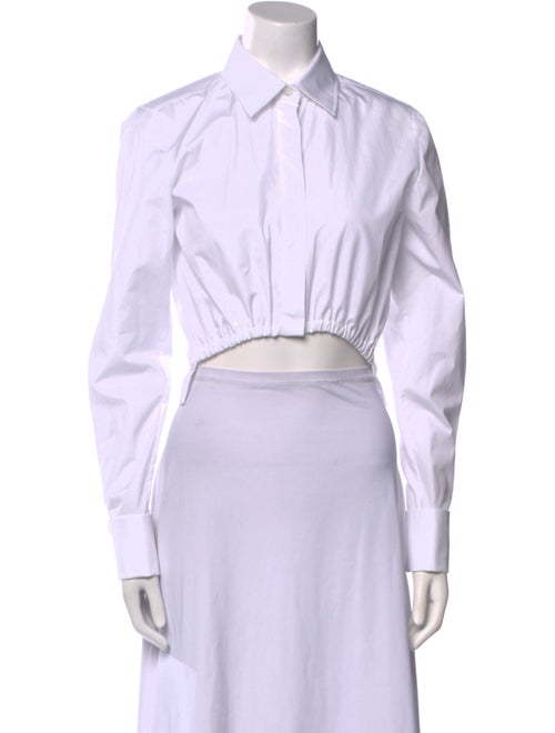 Max Mara Long Sleeve Crop Top